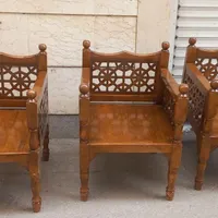 تخت سنتی گره چینی اصیل ایرانی با چوب روسی|صندلی و نیمکت|سبزوار, امیر کبیر|دیوار