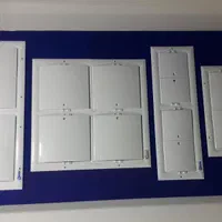 دریچه کولر پلاستیکی درب دار(پوشش زمستانه )