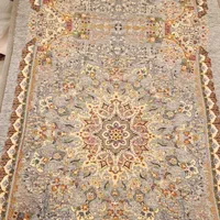کناره نمدی  ( طرح خورشیدی )در چهار ر‌نگ|فرش|کرمان, |دیوار