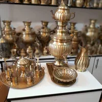 سماور ذغالی کاواگ برنجی زغالی سماوری منقل|سماور، چای‌ساز، قهوه‌ساز|شیراز, بازار|دیوار