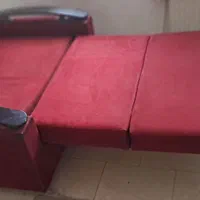 کاناپه دو نفره تختخواب شو یکنفره اسکلت تمام فلزی|مبلمان خانگی و میز عسلی|پردیس, فاز ۳|دیوار
