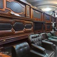 میز صندلی مدیریت لنا کراز تیره