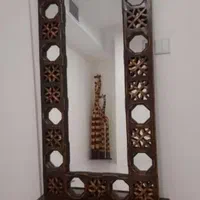 آینه کنسول مدل گره چینی چوب روسی تک و عمده|بوفه، ویترین، کنسول|شیراز, وزیرآباد|دیوار