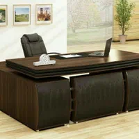 میز مدیریت مدل آرامش لمسه + صندلی + مبل + کمد