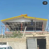 اجرای ونصب شیروانی سوله