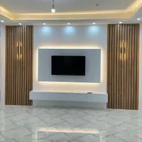 اجرای تی وی وال  دکور چوب ترمولوکس  کناف|خدمات پیشه و مهارت|گرگان, |دیوار