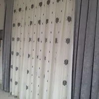 پرده۳ متری چندین طرح همراه با نصب|پرده، رانر، رومیزی|بندر کنگان, |دیوار
