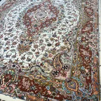 جفت فرش ۹ متری دستباف طرح تبریز طرح خطیبی|فرش|تهران, آبشار تهران (دریاچه)|دیوار