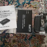 مبدلVGA+AUDIOبه HDMI|قطعات و لوازم جانبی رایانه|تهران, اقدسیه|دیوار