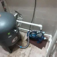 لوله کشی و نصب پمپ اب
