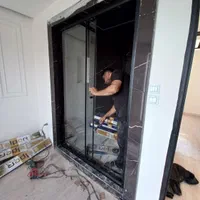 شیشه سکوریت وکرکره برقی وشیشه بالکنی بهنام|خدمات پیشه و مهارت|سنندج, |دیوار