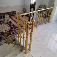 نرده استیل طرحدار و طلایی|مصالح و تجهیزات ساختمان|قم, بنیاد|دیوار