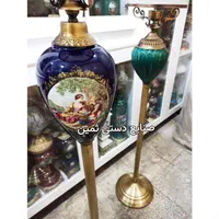 کنارسالنی چراغ قالپاقی شمعدان فرشته لامپا سرامیک|چراغ خواب و آباژور|تهران, شوش|دیوار