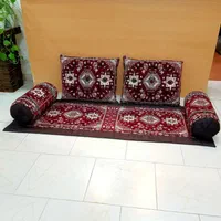 شاهنشین و پشتی سنتی ترمه تخت چوبی رستوران|پشتی|کرج, شاهین‌ویلا|دیوار