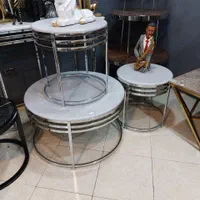 جلو مبلی میز جلومبلی استیل آبکاری دکوری سنگ|مبلمان خانگی و میز عسلی|مشهد, شهرک رازی (شهرک غرب)|دیوار