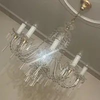 ۲ عدد لوستر کریستال چک ۸ شاخه به همراه دیوارکوب|لوستر و چراغ آویز|تهران, سعادت‌آباد|دیوار