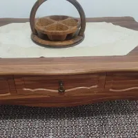 تابلو فرش و ساعت و جلو مبلی چهار تیکه ‌