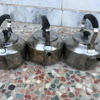 سه تا کتری استیل محکم