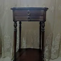 میز تلفن چوبی
