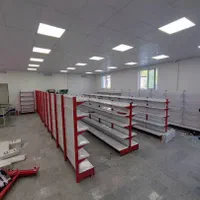 قفسه//قفسه فروشگاهی//قفسه سفید قرمز|کتابخانه، شلف، قفسههای دیواری|تهران, بازار|دیوار