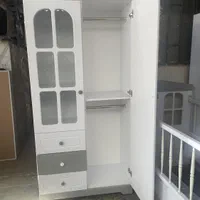 تخت کودک کلبه|تخت و سرویس خواب|چهاردانگه (تهران), |دیوار