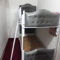 تختخواب دوطبقه فلزی|تخت و سرویس خواب|مشهد, رسالت|دیوار