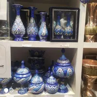 گلدان میناکاری مسی (کادویی) عمده وتک|گل مصنوعی|تهران, پیروزی|دیوار