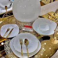 سرویس آرکوپال لب طلایی 30تیکه 6نفره اِماراتی اصلی|ظروف سرو و پذیرایی|یزد, |دیوار