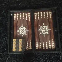 تخته نرد چرم با تاس و مهره|اسباب‌‌بازی|اصفهان, جویباره|دیوار