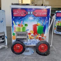 یخچال ایستاده فالوده شیرازی یخ دربهشت تاپینگ بستنی