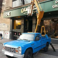 اجاره بالابرنیسان نفربر جرثقیل نیسانی سبددار کابین