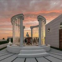 آلاچیق آرک ستون طاق  آبنما فایبرگلاس|مصالح و تجهیزات ساختمان|کاشان, |دیوار