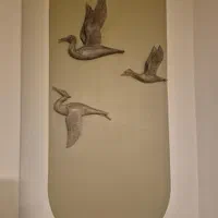سه عدد پرنده دکوراتیو چوبی