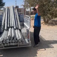 فنسکشی داربست باغ انگور و پایه فنس بتنی تیرچه باغی