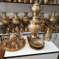 سماور ذغالی بیکول برنجی زغالی گازی منقل سماوری|صنایع دستی و سایر لوازم تزئینی|تهران, آرارات|دیوار