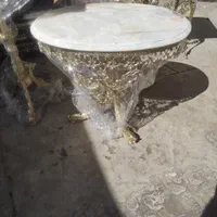 میز تلفن برنزی میز خاطره برنزی برنجی با سنگ مرمر|میز تلفن|شیراز, آبیاری|دیوار