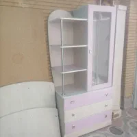 تخت کمد بچه سالم وتمیز به علت کمبود جا|جاکفشی، کمد، دراور|اصفهان, دارک|دیوار