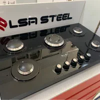 گاز شیشه ای 5شعله|اجاق گاز و لوازم برقی پخت‌وپز|یزد, |دیوار