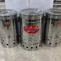 سماورگازی بزرگ طلایی