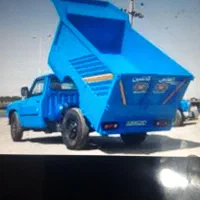 حمل خاک نخاله آجرماسه تیغه نیسان کمپرسی اتاق بزرگ|خدمات حمل و نقل|یزد, |دیوار