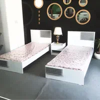 تخت خواب یک نفره (تختخواب یکنفره)درسا چوب|تخت و سرویس خواب|مشهد, سیس‌آباد|دیوار