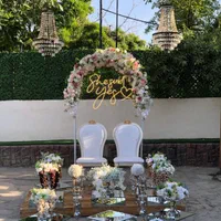 گل آرایی سفره عقد جایگاه باکس