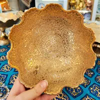 سرویس پذیرایی برنجی اصلی مناسب جهیزیه،پرکار سنگین|ظروف سرو و پذیرایی|مشهد, چهارباغ|دیوار