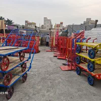 گاری حمل بار چوبی چرخ دستی باربر چوبی (کارگاه پاپ)|ابزارآلات|تهران, شهید رجایی|دیوار