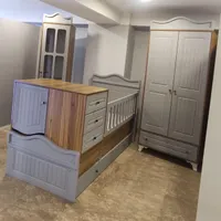 سیسمونی / سرویس خواب نوزاد / کودک / نوجوان / تخت|تخت و سرویس خواب|اردبیل, |دیوار