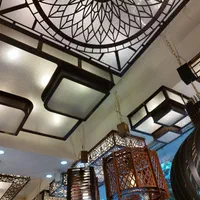 لوستر چوبی سقفی مدل رویال سایز ۴۰|لوستر و چراغ آویز|تبریز, |دیوار