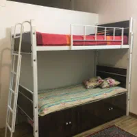 تختخواب سه نفره مهمان میزبان (دوطبقه )(یکنفره)|تخت و سرویس خواب|مشهد, رسالت|دیوار