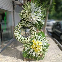 انواع تاج گل ترحیم وتبریک مستقیم ازبازارگل خیام|خدمات پذیرایی، مراسم|مشهد, امیر المومنین|دیوار