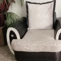 مبل چرم 8 نفره شرکت چرم ابریشم مشهد