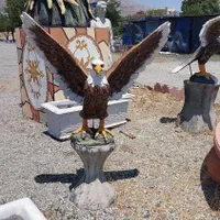 تندیس مجسمه عقاب پرواز فایبرگلاس سبک آبنما حیوانات|مصالح و تجهیزات ساختمان|تهران, شهرک دانشگاه|دیوار